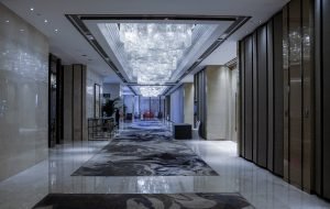 Beautifully polished marble floors