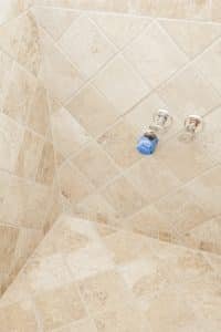 Freshly caulked joints and base of shower by Ultra Clean