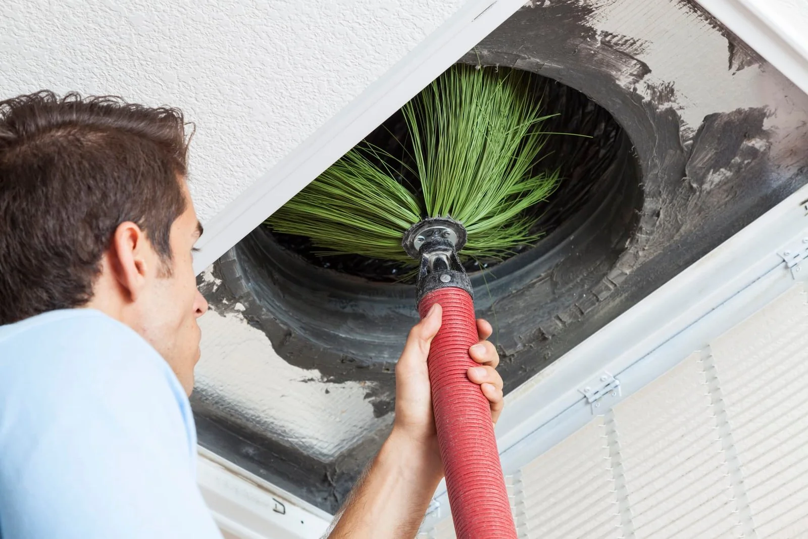 Ultra Clean Vent Cleaning With Brush