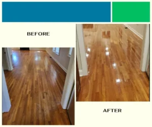 before and after of ultra clean top choice restorer in Dallas