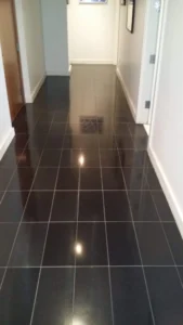 granite floor polished after
