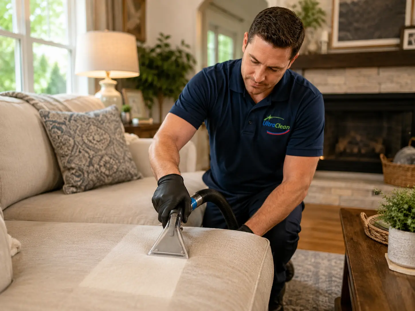 Cleaning_the_sofa_in_a_cozy_living_room | Ultra Clean
