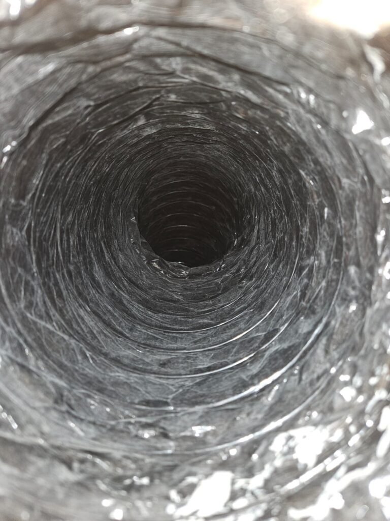 Clean air duct after professional cleaning by Ultra Clean in Frisco, TX