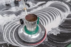 Marble Floor Polishing in Plano TX | Ultra Clean Marble floor polishing and restoration in a Plano, TX home by Ultra Clean