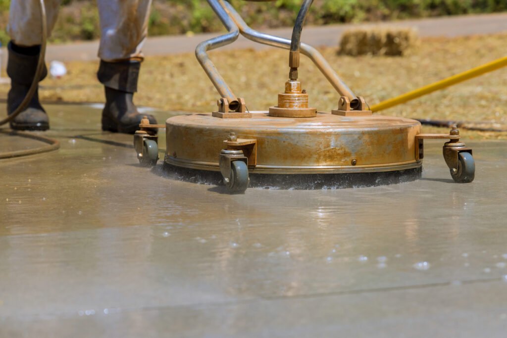 Power washing a Frisco home exterior — Ultra Clean cleans driveways, patios, and siding to remove dirt and mildew