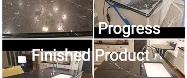 marble polishing process kitchen island